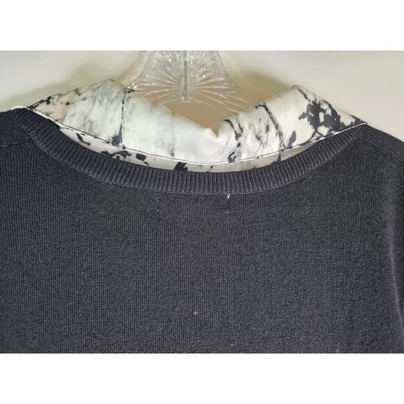 Women's Roj & Ali Black Crew Neck Lightweight Pullover Sweater in Size M - Picture 6 of 9